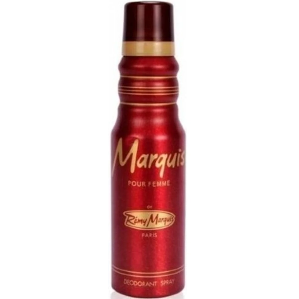 اسپری خوشبو کننده بدن مارکویس اصل زنانه قرمز شرکت رمی مارکویس 175 میل | Marquis original Pour Homme Deodorant Spray de Remy Marquis paris 175ml
